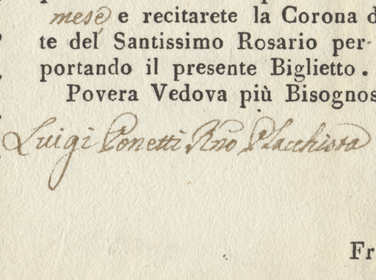 In memoria di Luigi Ponetti, 4 marzo 1826