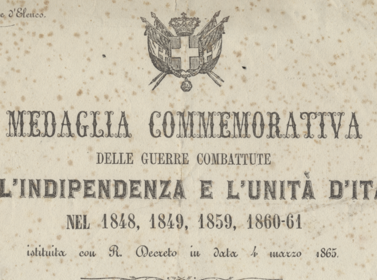 Medaglia commemorativa, 1865
