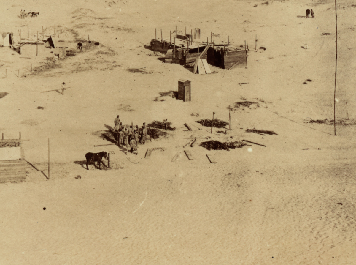 Libia, guerra italo turca, accampamento, 1913
