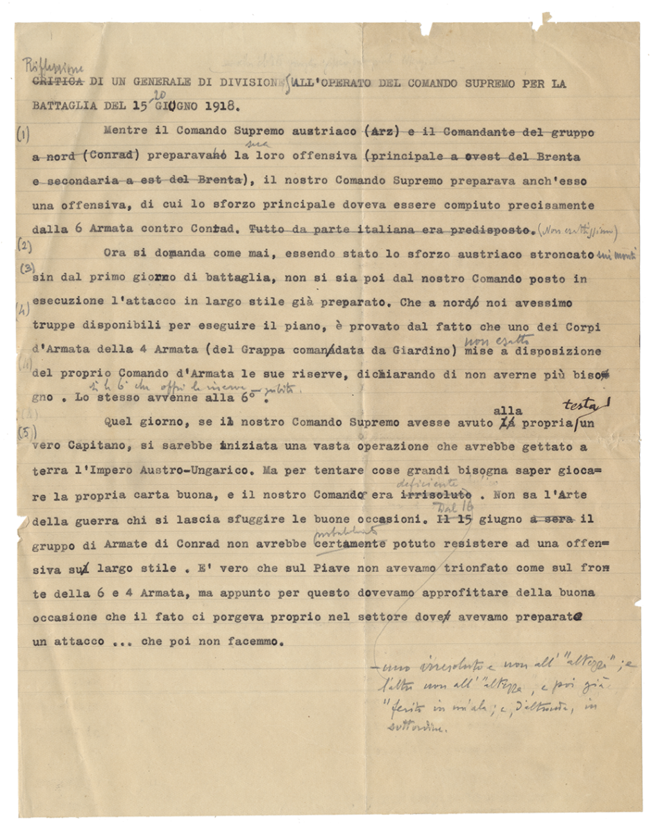 Roberto Segre, critica. 1-12-1931