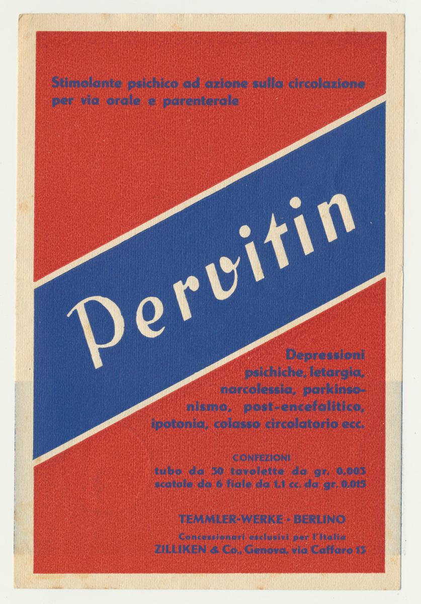 Pervitin-Jobramag, G. Gulì. 1941