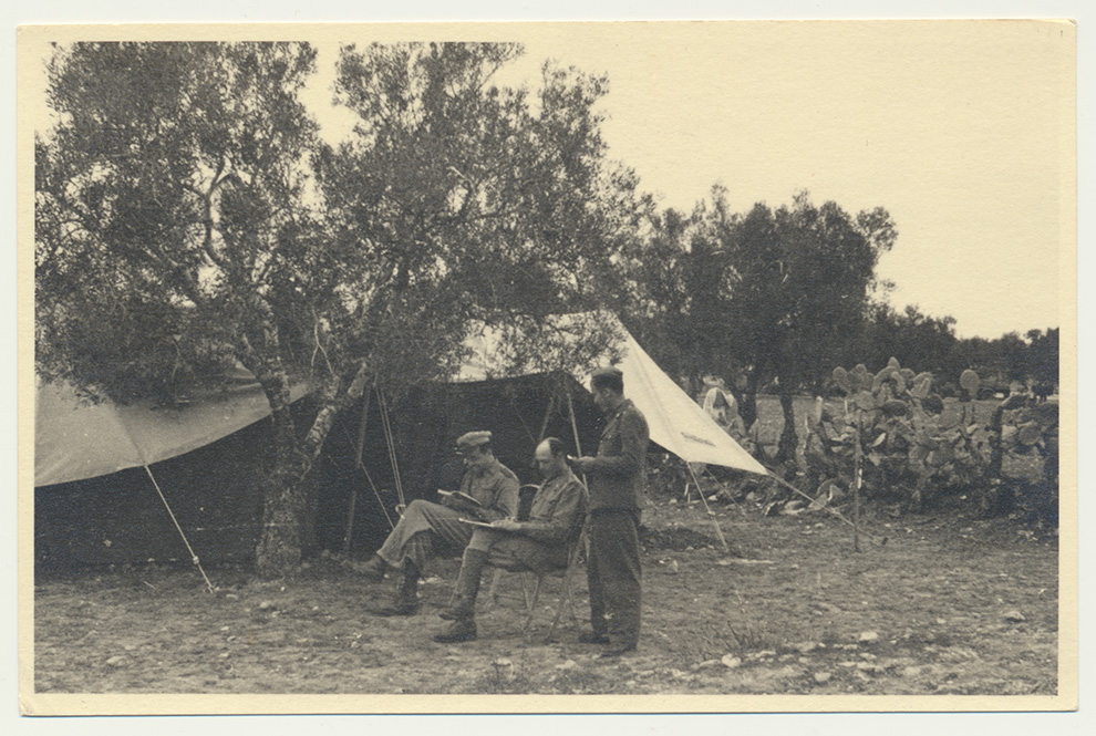 Accampamento, Tende Regio Esercito, Libia. 1942 ca